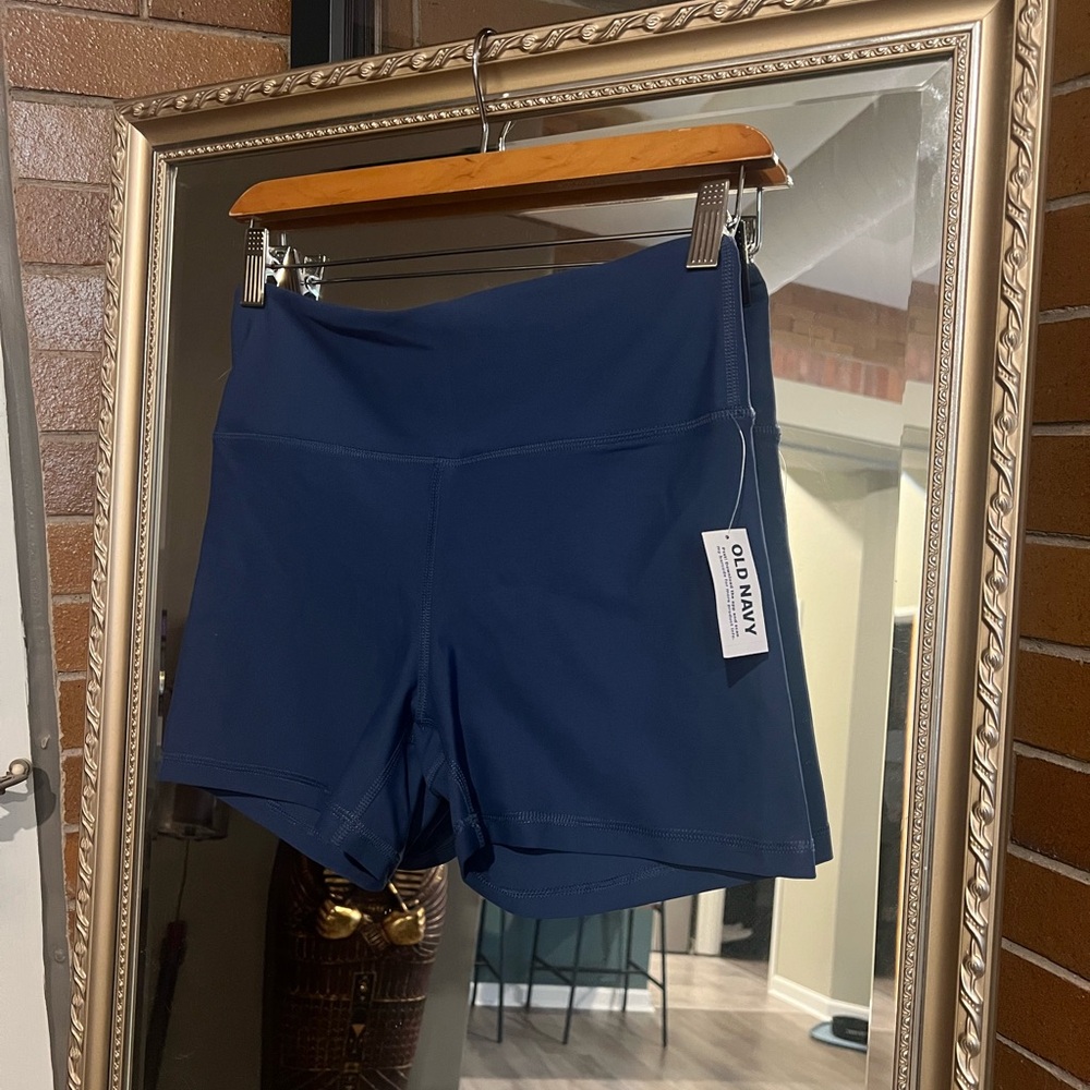 High-waisted PowerSoft Biker Shorts - 4 inch inseam